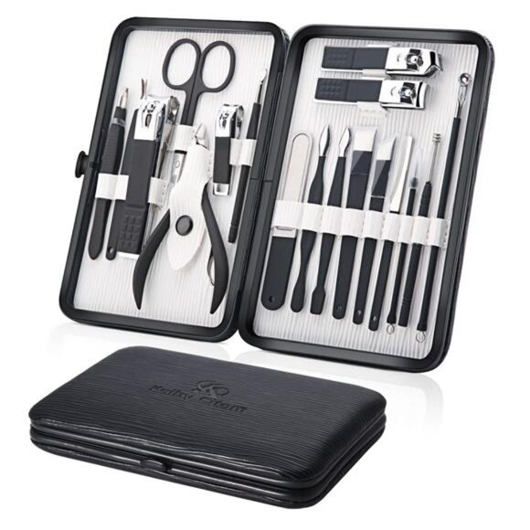 Professional Stainless Steel Nail Clipper Travel & Grooming Kit Nail Tools - Picture 1 of 8